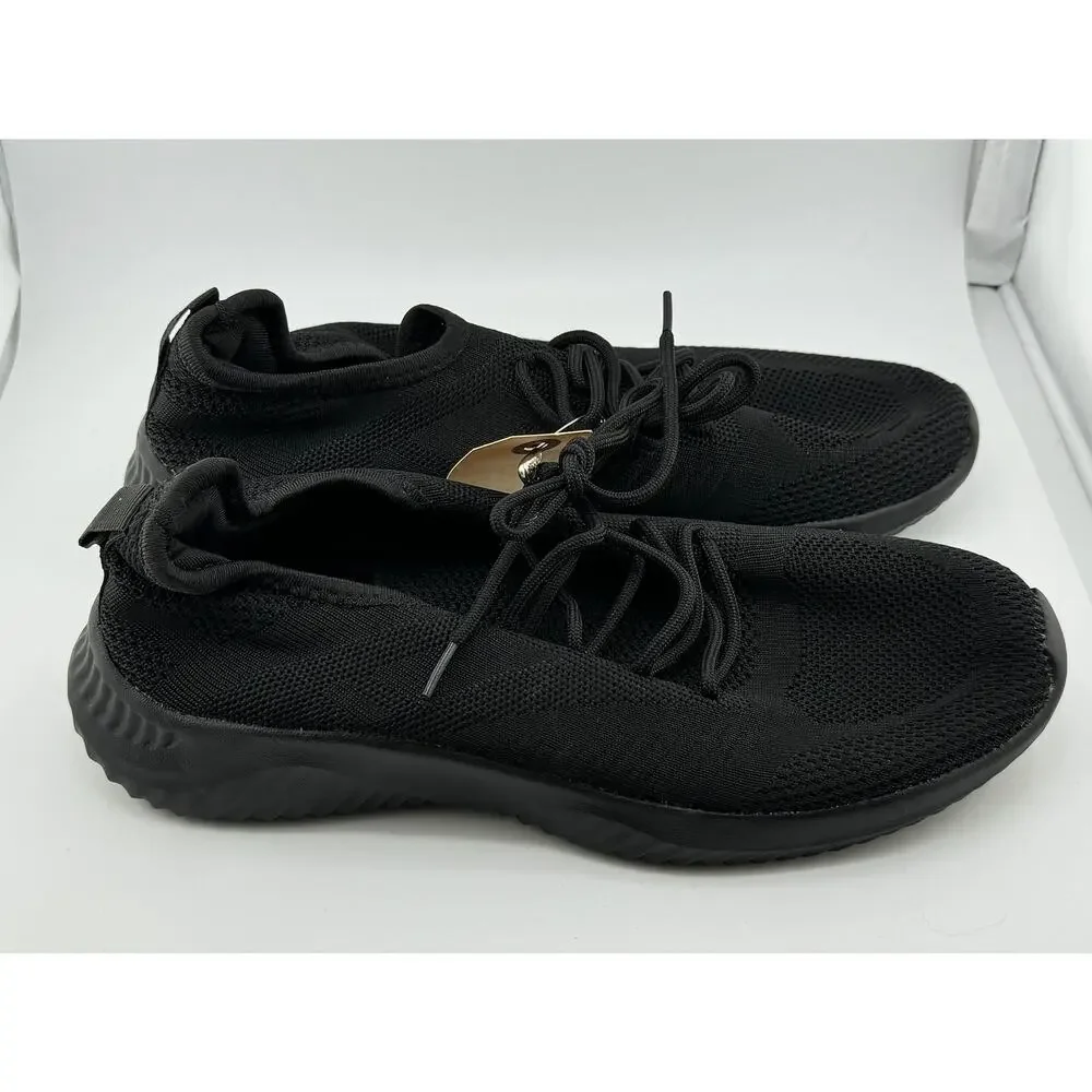 EUC Black Lightweight‎ Sneakers Womens Running Walking Tennis Shoes Comfort
